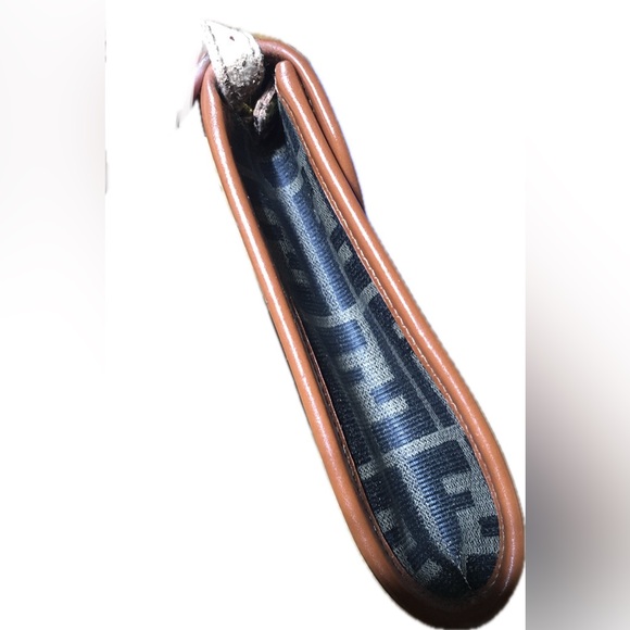 Fendi Vintage Zucca Convertible Clutch Crossbody Shoulder Handbag Small - Picture 7 of 16